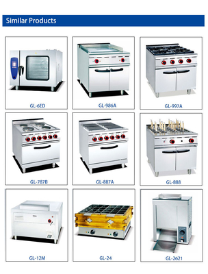 800×900×850 70 Fastfood-keukenapparatuur voor snelle en handige maaltijden