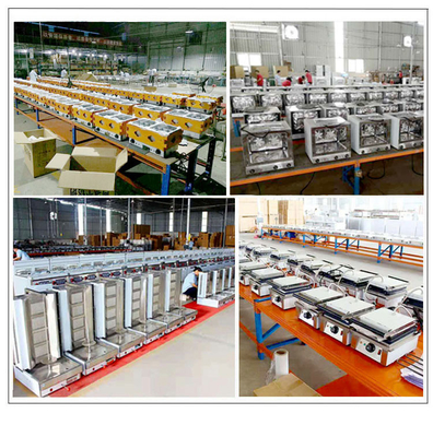 800×900×850 70 Roestvrij staal Fastfood keukenapparatuur voor grote productie