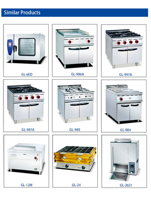 Gasverbinding R13/4 103Kg Commerciële keuken Kookapparatuur voor grote restaurants