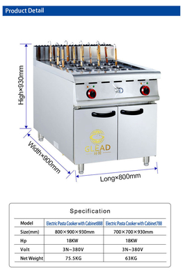 Gasverbinding R13/4 103Kg Commerciële keuken Kookapparatuur voor grote restaurants