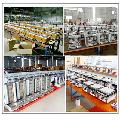 Hoogcapaciteits restaurant-kookapparatuur met gasverbinding R13/4