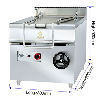 Hoogcapaciteits restaurant-kookapparatuur met gasverbinding R13/4
