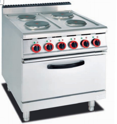 Kookplaat van roestvrij staal Gaskooker Commerciële keukenapparatuur met 11,2 kW Vermogen 100-300.C Temperatuurbereik Standing