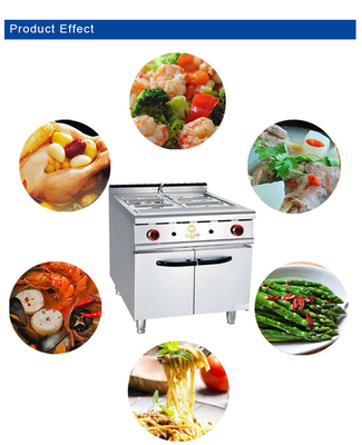 Gasverbruik LPG/NG 1,58/2,28Kg/h Restauranten kookapparatuur met een capaciteit van 100Kg