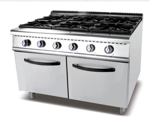 Commerciële gaskachel met 4 branders voor soepvloer Staande gaskachel - Temperatuurbereik 100-400°F