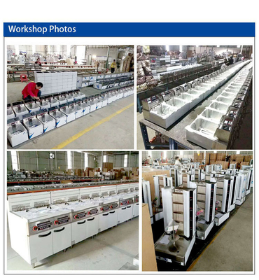 Commerciële GL RH Gasrestaurant Kookapparatuur 17 Energie-efficiëntie R13/4 Gasverbinding