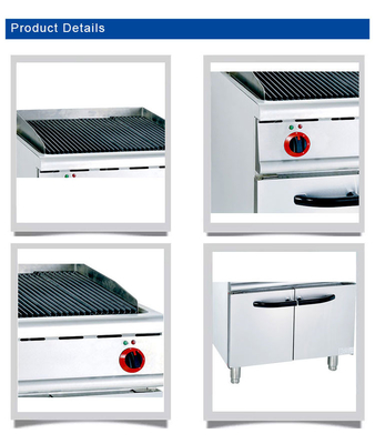 126 kg roestvrij staal gasgrill met kas LPG/NG verbinding R13/4 Efficiëntie Model GL RH