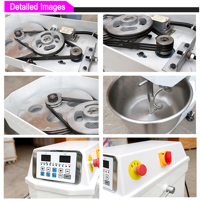 Professionele 11,2kw elektrische spiraalmixer voor het mengen van deeg 380V commerciële keuken- en kookapparatuur
