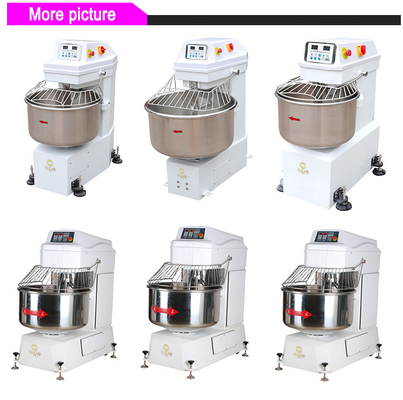 Commerciële 260 liter elektrische spiraalmixer voor deegmenging met een vermogen van 11,2 kW