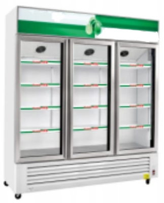 Pure koperbuis verdamper Commerciële beeldschermkasten Apparatuur met 1,5kw/24h vermogen