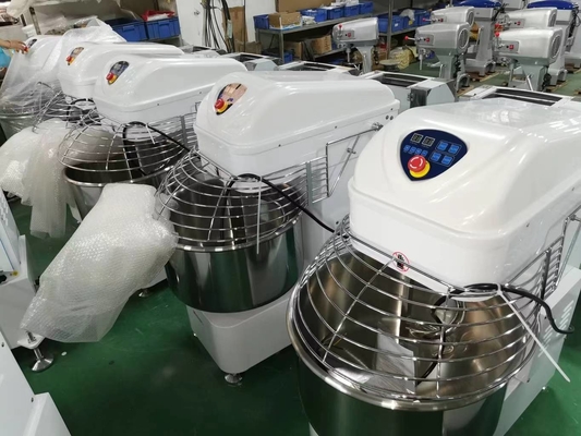 Capaciteit 80L Spiral Mixer 17,8 Rpm Tank Speed Kookapparatuur Fast Food Keukenapparatuur