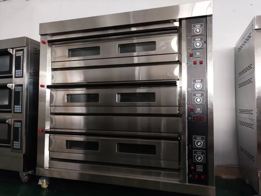 Gas aangedreven 9-trey commerciële gas dekoven voor keuken koken