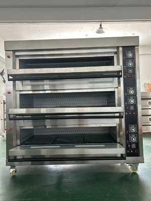 Capaciteit 9-bak gas aangedreven commerciële kookapparatuur / kookapparatuur 0.3KW Met 220V spanning