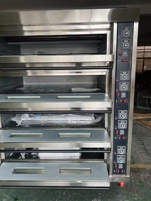 Gasdekoven 16-bak capaciteit voor bakkerij koken 485g netto gewicht 220V stroombron