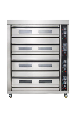 Gasdekoven 16-bak capaciteit voor bakkerij koken 485g netto gewicht 220V stroombron