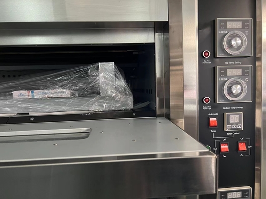 Gas aangedreven keuken Kookapparatuur voor bakkerij 494kg Zware oven voor brood Taart Mooncakes