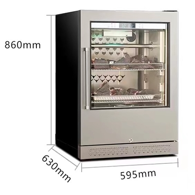 168L Hotelkoelkast Zwarte Schelp 160W Compressor Luchtkoeling Eén temperatuurzone Gemakkelijk onderhoud