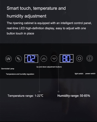 168L hotelkoelkast met één temperatuurzone 160W Power roestvrijstalen deurvoering