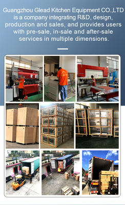 860*800*585mm Commerciële kookapparatuur voor constante temperatuurcontrole