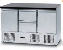 Interne gepolijste hoeken koelrekenaar 220V/50Hz 2.C-8.C Saladette CE/ETL/CSA gecertificeerd