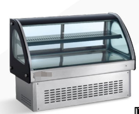Mini Cake Showcase 220V/50Hz Industriële koelapparaat met geïsoleerd glas