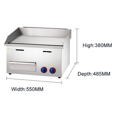 30kg zware LPG gas grill krachtige 11,7kw kookapparatuur