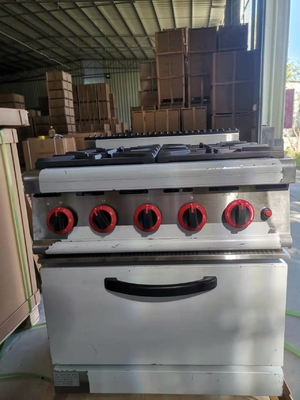 GH-987A Gas range met 4-brander en gasoven 20.8Kw krachtige kookapparatuur