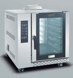 220V/3N~380V 12KW Computer Elektrische Warmluchtconvectieoven Met 10 bakken per dek Bij 5~300C