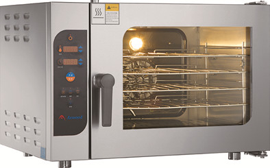 6 Tray Commercial Hotel Oven met een temperatuurbereik van 30-250°C en een vermogen van 2,85 kW