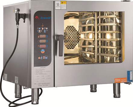 Hotelaren Commerciële keukenapparatuur Dubbelstapel elektrische convectieovens