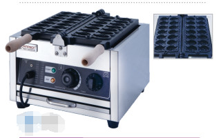 Elektrische wafelmachine 1,6 kW 220-240V Commerciële bakapparatuur voor perfect gebrand waffels