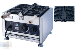 Precieze temperatuurregeling 1,6 kW commerciële bakapparatuur voor perfect knapperige wafels