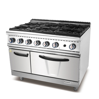Commerciële gaskookapparatuur met precieze temperatuurregeling voor restaurantkeuken