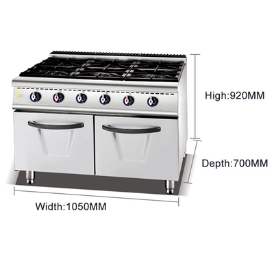 Kookmachine GL-ZH-RA-6A met instelbare temperatuurregeling met lage geluidsdruk en LPG/NG-gasklep