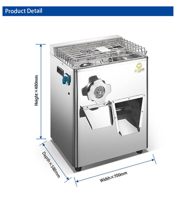 58x45x70cm Restaurant kookapparatuur met 220V 50HZ 1 fase 2.2KW