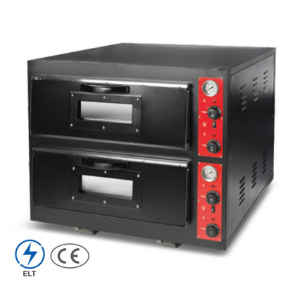 Commerciële pizzaoven met precieze temperatuurregeling