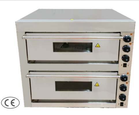 Zilveren roestvrij staal 220V-240V Keuken pizzaoven met 50-300°C temperatuurregeling