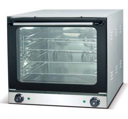 220V-240V zilveren conventionele oven van roestvrij staal voor nauwkeurig bakken bij 0-350°C