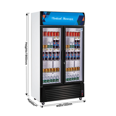 Volume 680L Drank Display Koeler Koeling Drank 0~10 Temperatuur