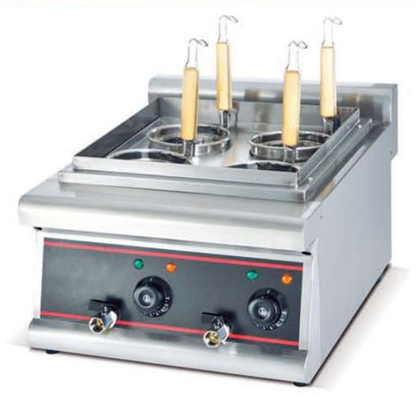 Vlekvrye staal zilveren pasta-koker Digitaal bedieningspaneel 0-200.C Temperatuur voor noedels koken