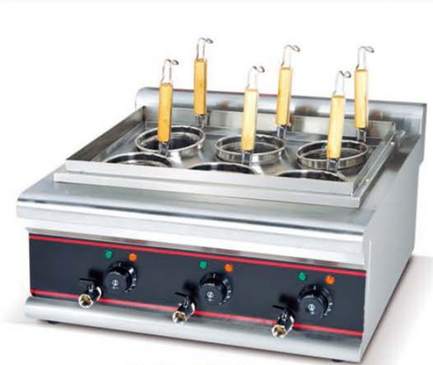 Vlekvrye staal zilveren pasta-koker Digitaal bedieningspaneel 0-200.C Temperatuur voor noedels koken