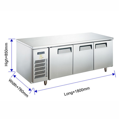 220-240v 50hz Elektrisch roestvrij staal Koelopslag Restaurantapparatuur