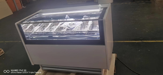 6 Italiaanse koelkast met ventilatie -16°C tot -18°C 1050W Vermogen 220-240V Gelato IJsscherm.