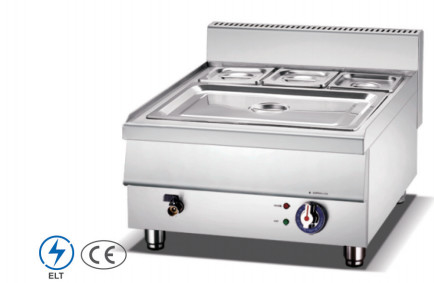 220-240v 50hz Zilveren Bain Marie met temperatuurgecontroleerde verwarmingsfunctie