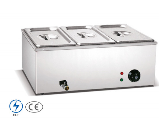 Elektrische soepverwarmingsapparatuur Roestvrij staal soeppotverwarmer voor restaurants Temperatuurbereik 0°C-100°C.
