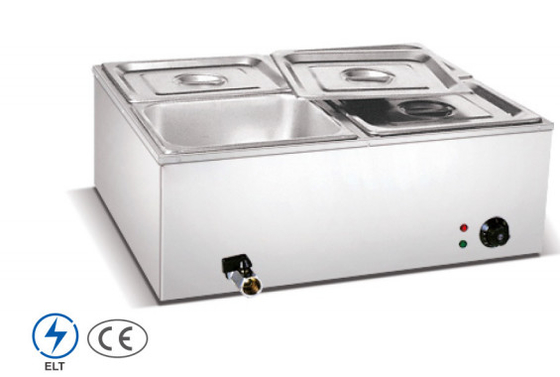 Elektrische kookapparatuur van roestvrij staal Zilver 220-240v 50hz Temperatuurcontrole.