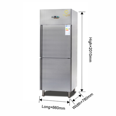 Industriële koelapparaat 600L koeler met 2 halve deuren 220-240V/1PH/50HZ Cool Tech