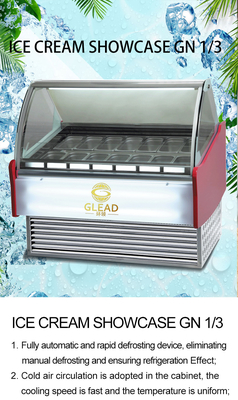 Commerciële ijskast Koelinstallatie 220-240V 2N-50HZ 1/4*6PAN PCS Luchtkoeling 2200W Kracht