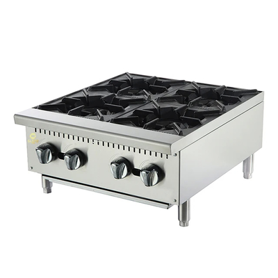 Elektrische roestvrijstalen zilveren grill voor het koken van verschillende voedingsmiddelen