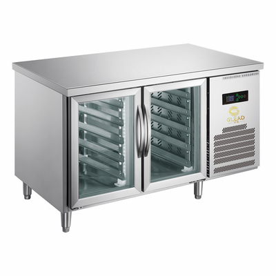 220V-240V 5°C -0°C Dubbele glazen deur Industriële koelapparaat 150L Display Chiller